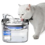 Cat Water Fountain for Cats Inside - 2L Automatic Circulating Pet Fountain with Faucet Design - Image 3