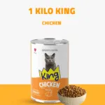 1 kilo dry food king adult chicken