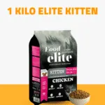 1 kilo dry food elite kitten