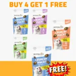 CRUNCHY SNACKS BUY 4 GET 1 FREE