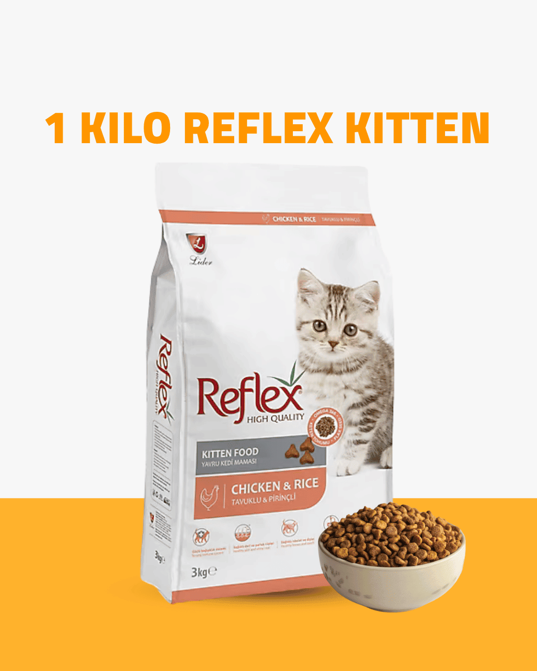 9 1 kilo dry food reflex - Image 1
