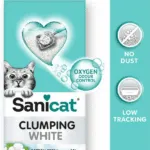 Sanicat Clumping White Cotton Fresh kattengrit 20 liter