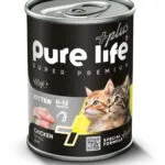PURELIFE PLUS CHICKEN MEAT KITTEN CANNED FOOD 400GR